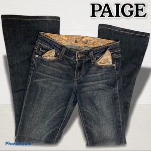 PAIGE | Low Rise Bell Canyon | Flare Denim Jean